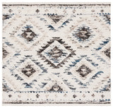 Safavieh Manhattan 6'-0" x 6'-0" Rug in Ivory / Charcoal