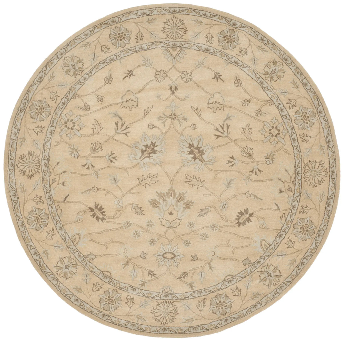 Safavieh Wyndham 7'-0" x 7'-0" Rug in Light Gold / Light Gold