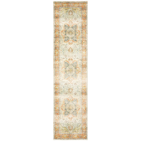 Oriental Weavers Sphinx Savoy 28101 Orange/ Blue Rugs - runner