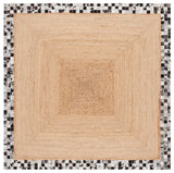 Safavieh Natural Fiber 6'-0" x 6'-0" Rug in Natural / Grey