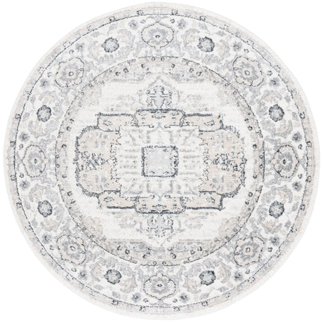 Safavieh Layla 6'-7" x 6'-7" Rug in Ivory Grey / Charcoal