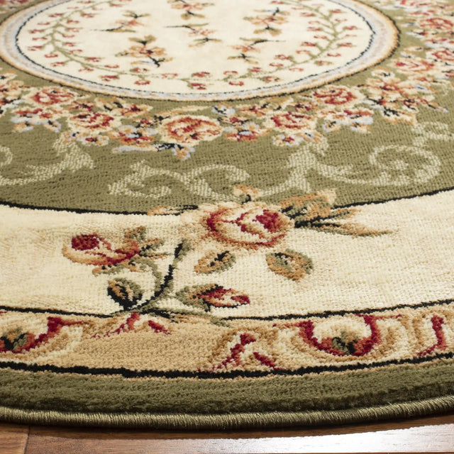 Safavieh Lyndhurst 5'-3" x 5'-3" Rug in Sage / Ivory