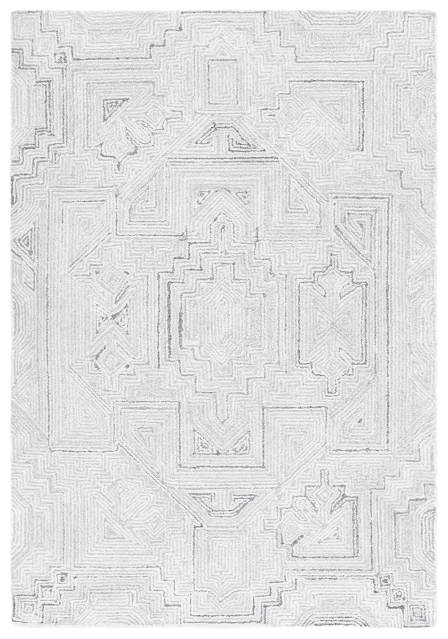 Safavieh Metro 4'-0" x 6'-0" Rug in Grey / Beige