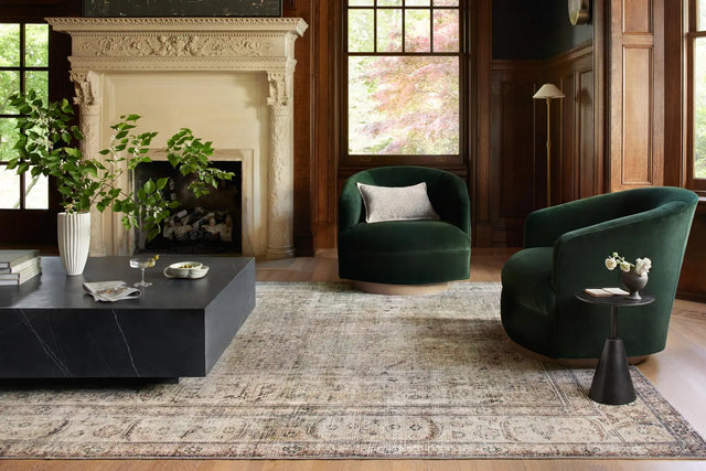Loloi Margot Mat-01 Antique/Sage Rugs - room scene 1 horizontal