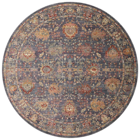 Loloi Giada Gia-01 Grey/Multi Rugs - round flat