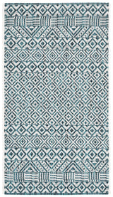 Safavieh Courtyard 2'-0" x 3'-7" Rug in Ivory / Aqua