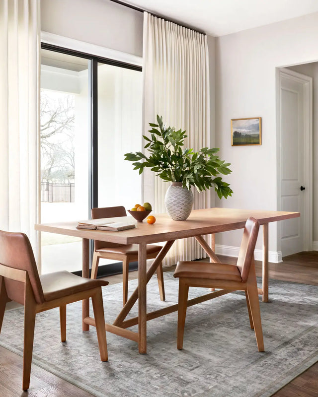Loloi Heidi Hei-02 Dove/Blush Rugs - room scene 1