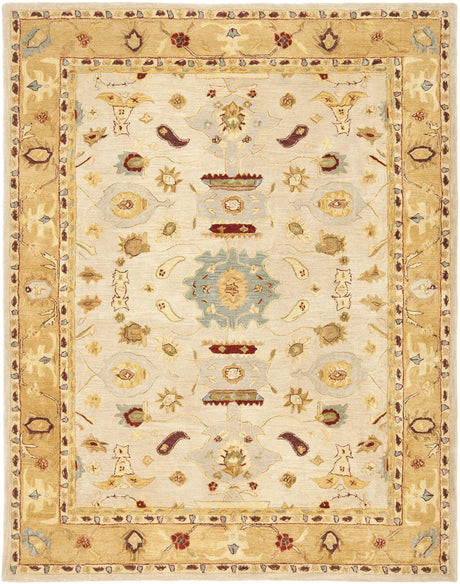 Safavieh Anatolia 9'-6" x 13'-6" Rug in Ivory / Gold