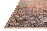 Loloi Layla Lay-02 Spice / Marine Rugs - rug corner