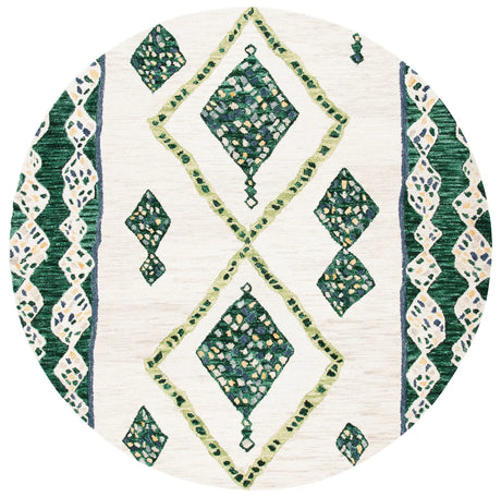 Safavieh Aspen 7'-0" x 7'-0" Rug in Green / Ivory