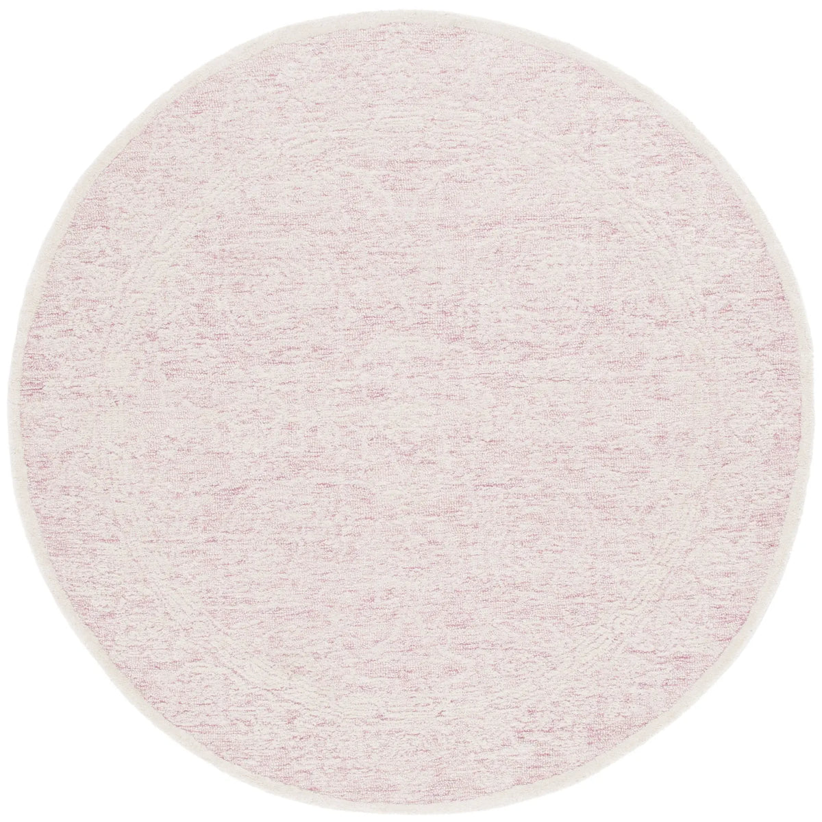 Safavieh Ebony 6'-0" x 6'-0" Rug in Pink / Ivory