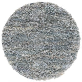 Safavieh Rio Shag 6'-0" x 6'-0" Rug in Light Grey