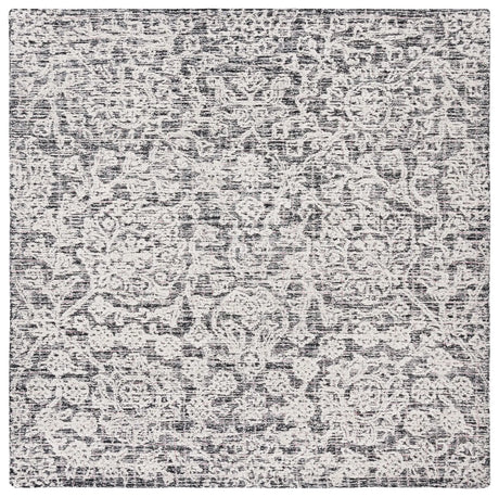 Safavieh Metro 6'-0" x 6'-0" Rug in Black / Ivory