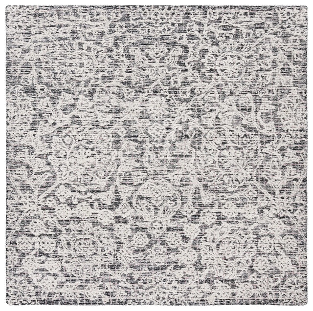 Safavieh Metro 6'-0" x 6'-0" Rug in Black / Ivory