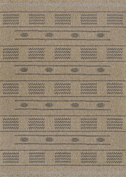 Couristan Naturalistic Sonoran 3702/1002 Natural/Charcoal Area Rug