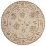 Loloi Willa WIA-04 Fog / Natural Power Loomed Rug - round flat