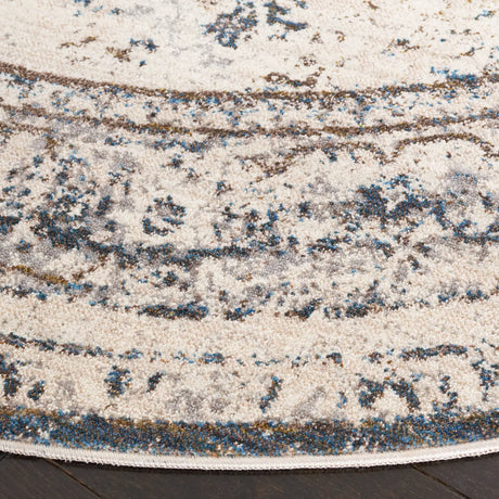Safavieh Vintage Persian 5'-0" x 5'-0" Rug in Ivory / Blue