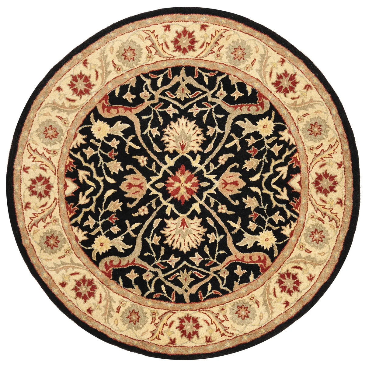 Safavieh Antiquity 6'-0" x 6'-0" Rug in Black