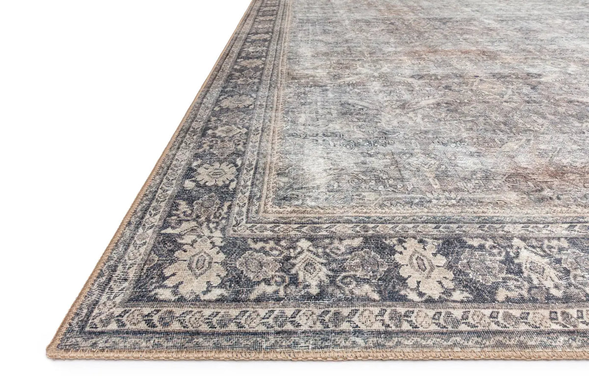 Loloi Wynter Wyn-07 Grey/Charcoal Rugs - rug corner