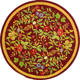 Safavieh Chelsea 5'-6" x 5'-6" Rug in Burgundy