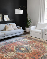 Loloi Skye Sky-11 Rust/Blue Rugs - room scene 1
