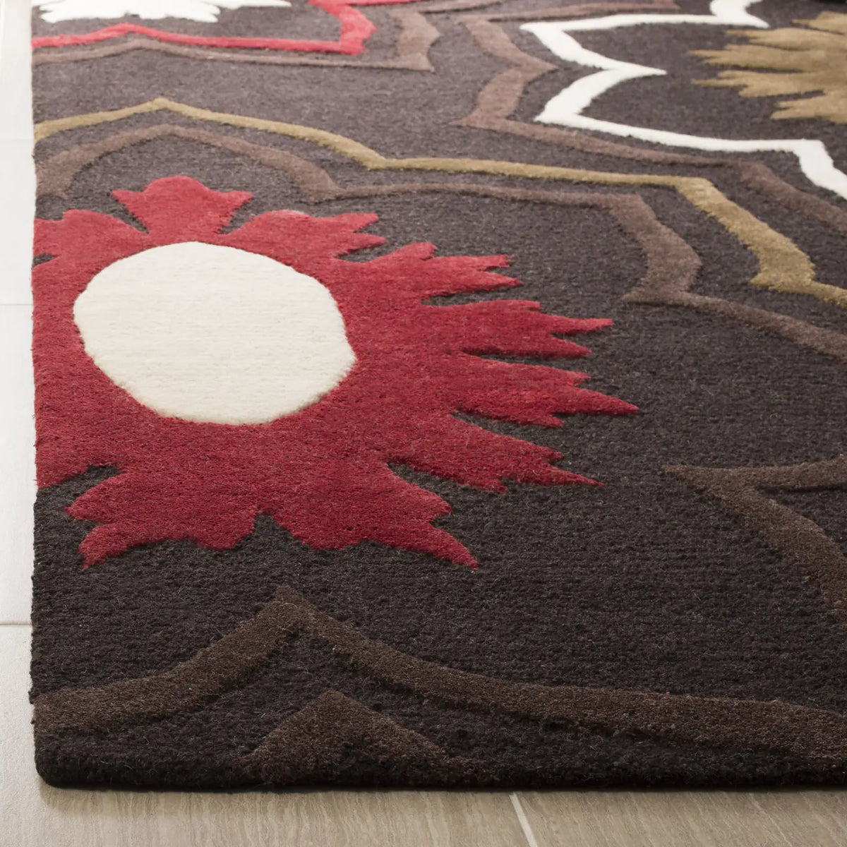 Safavieh Soho 3'-6" x 5'-6" Rug in Brown / Multi
