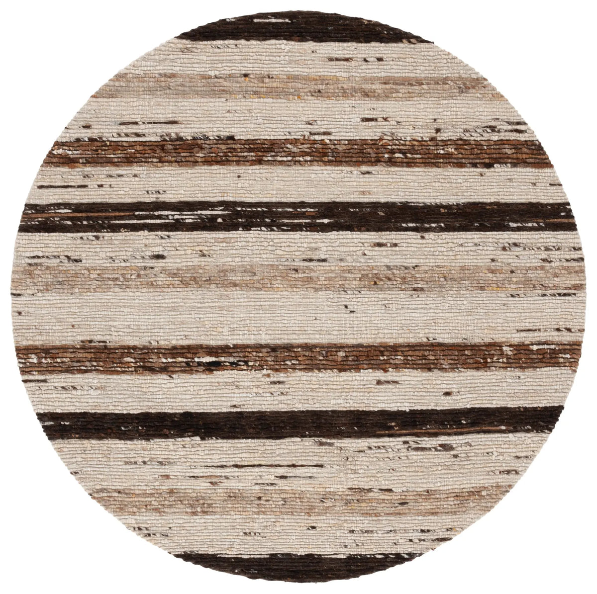 Safavieh Marbella 6'-0" x 6'-0" Rug in Brown / Beige