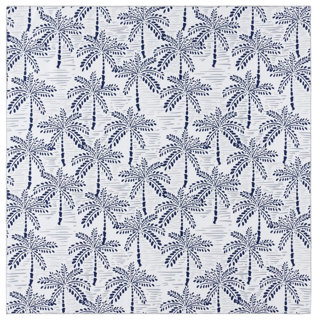 Safavieh Malibu 6'-0" x 6'-0" Rug in Ivory / Navy