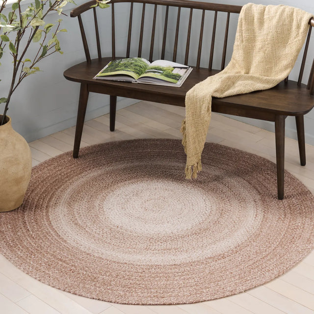 Safavieh Braided 5'-0" x 5'-0" Rug in Beige