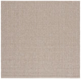 Safavieh Sisal All-Weather 6'-7" x 6'-7" Rug in Taupe