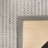 Safavieh Palm Beach 5'-0" x 8'-0" Rug in Silver / Ivory