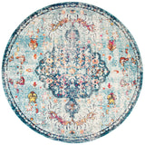 Safavieh Madison 10'-0" x 10'-0" Rug in Navy / Light Blue