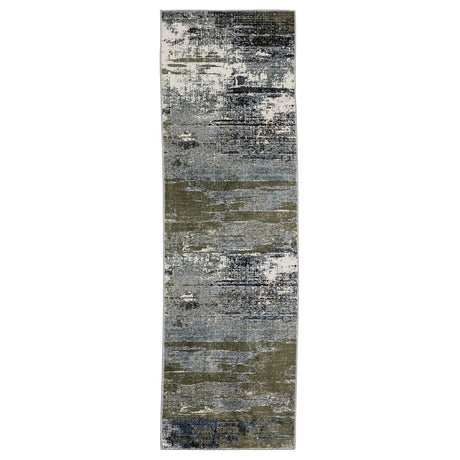Oriental Weavers Caravan 8020L Blue/ Green Rug - runner