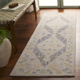 Safavieh Micro-Loop 2'-3" x 7'-0" Rug in Beige / Grey