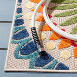 Safavieh Cabana 4'-5" x 6'-5" Rug in Blue / Ivory