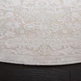 Safavieh Reflection 5'-0" x 5'-0" Rug in Creme / Ivory