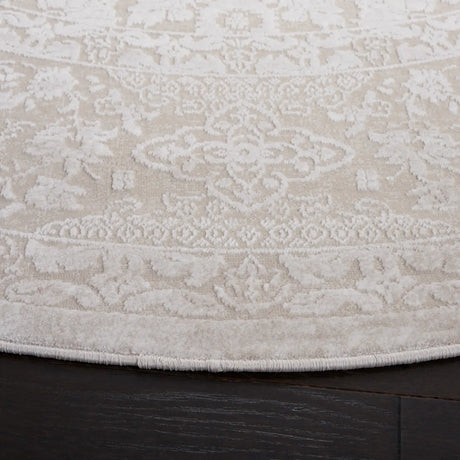 Safavieh Reflection 5'-0" x 5'-0" Rug in Creme / Ivory