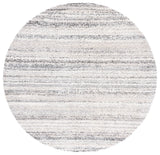 Safavieh Berber Shag 6'-7" x 6'-7" Rug in Grey / Ivory