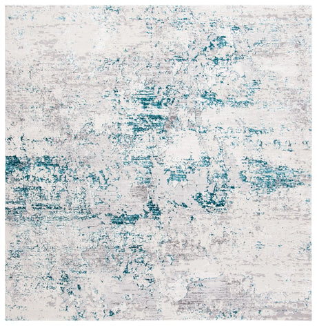 Safavieh Amalfi 6'-7" x 6'-7" Rug in Cream / Turquoise