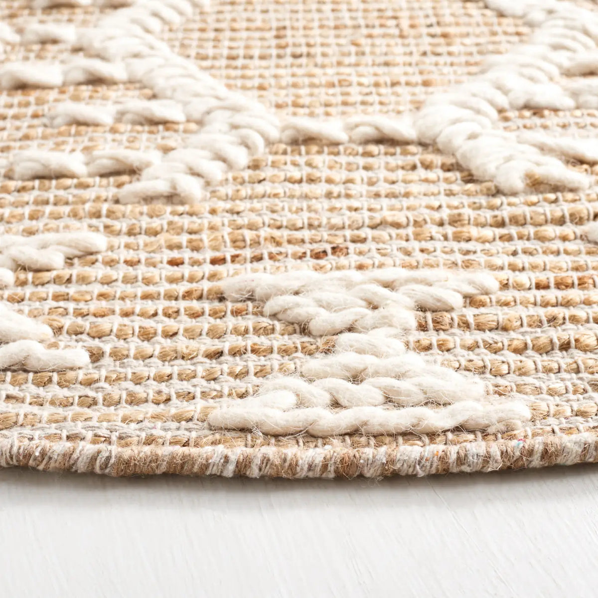 Safavieh Natural Fiber 6'-0" x 6'-0" Rug in Natural / Ivory