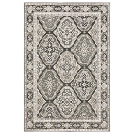 Oriental Weavers Sphinx Ellington Ell04 Grey/ Grey Rug - main flat