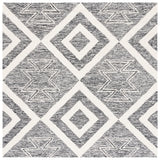 Safavieh Metro 6'-0" x 6'-0" Rug in Ivory / Black