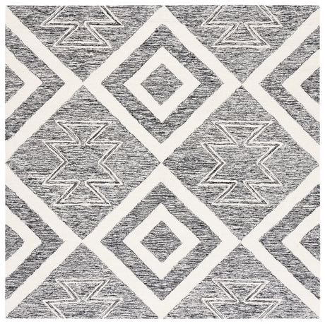 Safavieh Metro 6'-0" x 6'-0" Rug in Ivory / Black