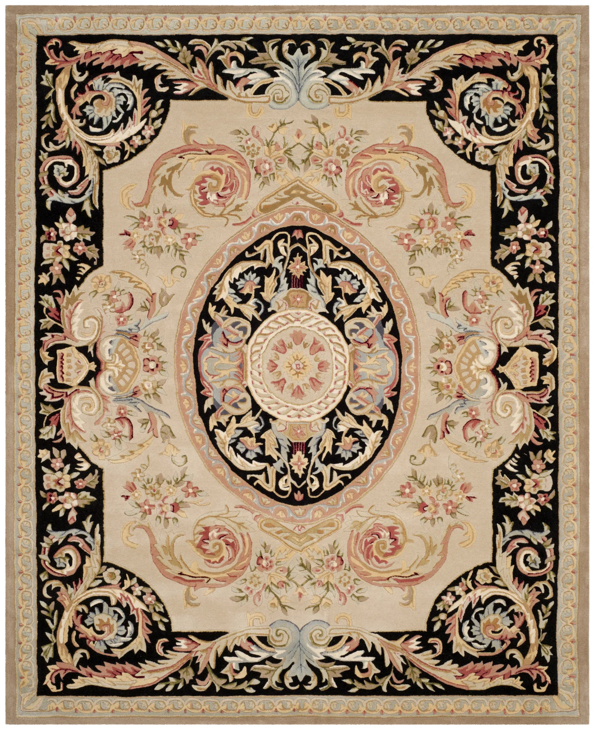 Safavieh Savonnerie 10'-0" x 14'-0" Rug in Ivory / Gold
