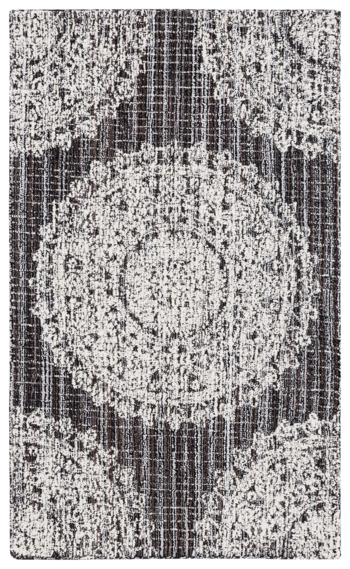 Safavieh Ebony 3'-0" x 5'-0" Rug in Brown / Ivory