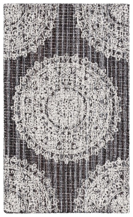 Safavieh Ebony 3'-0" x 5'-0" Rug in Brown / Ivory