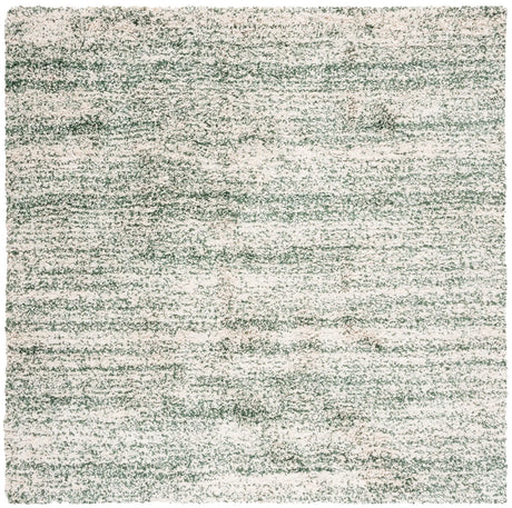 Safavieh Hudson Shag 7'-0" x 7'-0" Rug in Ivory / Green