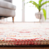 Safavieh Saffron 4'-0" x 6'-0" Rug in Red / Creme