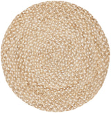 Safavieh Natural Fiber 3'-0" x 3'-0" Rug in Natural / Ivory