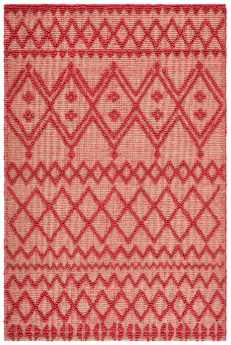 Safavieh Natural Fiber 4'-0" x 6'-0" Rug in Red / Natural